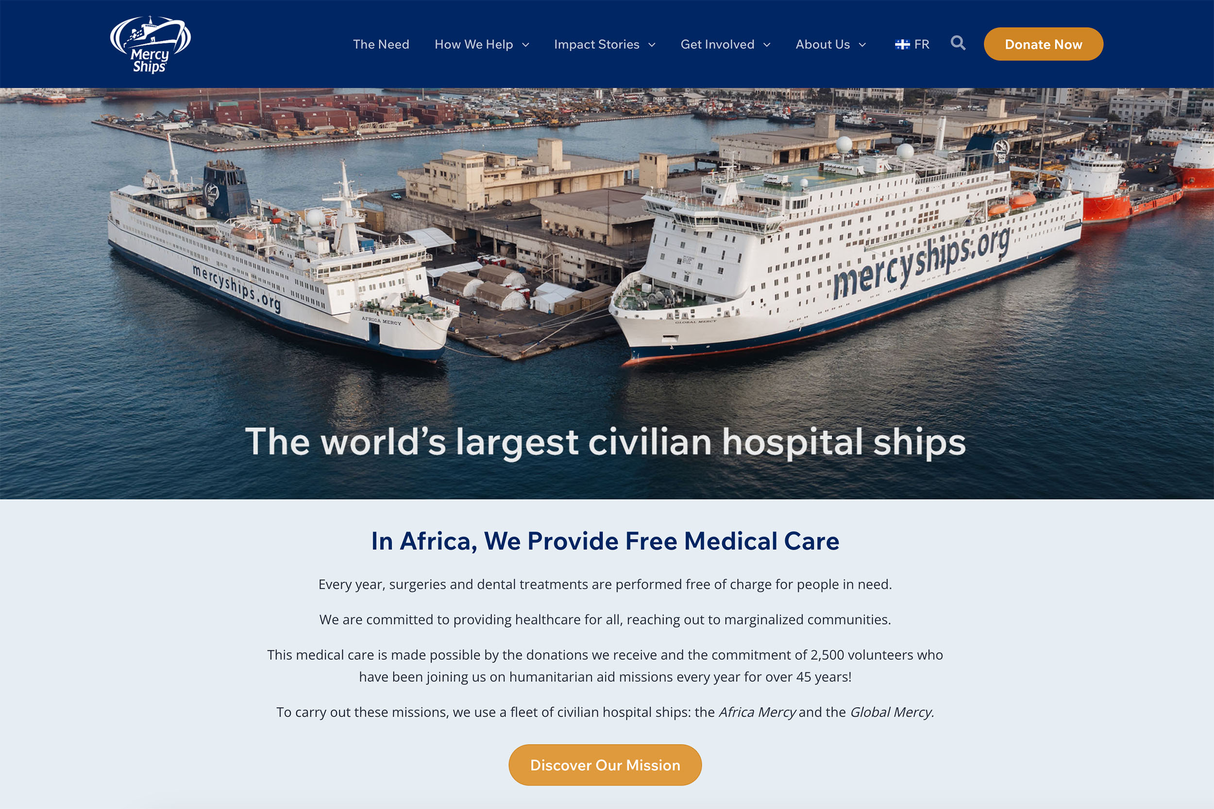 Mercy Ships PS2500